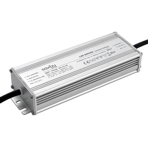 Saxby Lighting 79330 Led Driver Constant Voltage Ip67 24v 75w White Uk