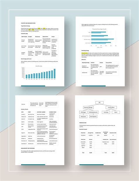 Calendar Marketing Plan Template in Word, Pages, Google Docs - Download ...