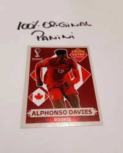 Figurinha Extra Sticker Alphonso Davies Bord Legend Rookie