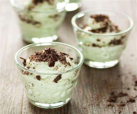 La Mousse La Menthe Minute Est Un Entremets Base De Cr Me Fraiche