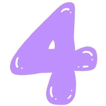 Purple Number 4