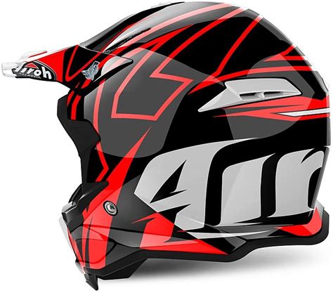 Cross Enduro Casque De Moto Airoh Terminator Open Vision Shock Black