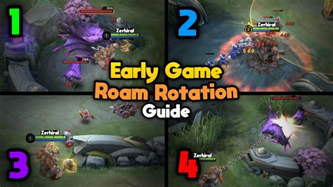 How To Rotate In The Early Game As The Roamer Tank Guide Mlbb Youtube