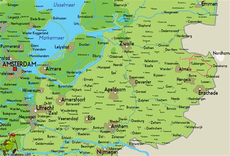 Topografische Kaart Twente Kaart