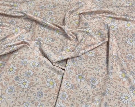 Way Stretch Tricot Print Spandex Fabric By The Yard Tricot Swim Wear Bikini Soft Pastel Small