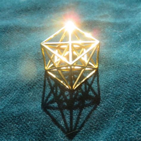 Metatrons Cube 3D With Merkaba Octahedron Tantric Star Etsy