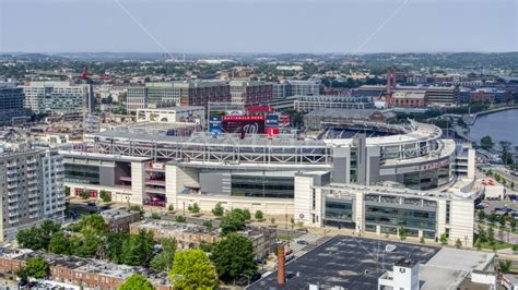 The Baseball Stadium Nationals Park In Washington Dc Aerial Stock