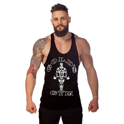 Golds Gyms Clothing Tank Top Men Brand Mens Bodybuilding Clothes