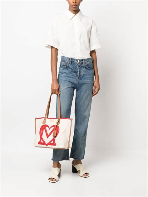 Love Moschino Logo Motif Tote Bag Farfetch