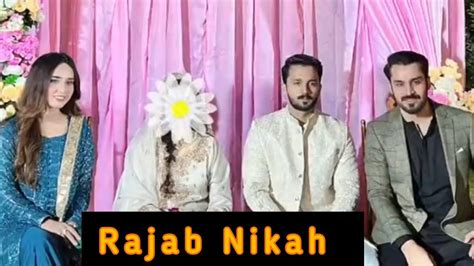 Rajab Butt Ka Nikah Wife Face Reveal Rajab Butt Official Nikah