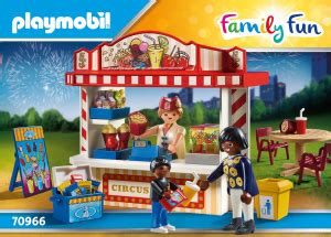 Manual Playmobil Set Circus Food Stand