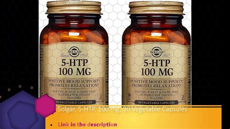 Solgar Htp Mg Vegetable Capsules Youtube