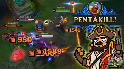 Best Pentakill Montage Ep League Of Legends Highlights Gangplank