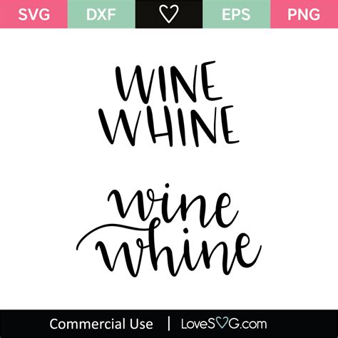 Wine Whine Svg Cut File Lovesvg