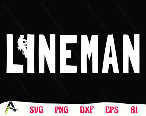 Lineman Svg Cool Lineman Silhouette Art Electrician Art Cut File Instant Digital Download - Etsy