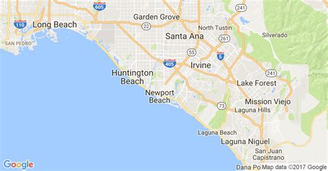 Costa Mesa Ca Zip Code Map Map