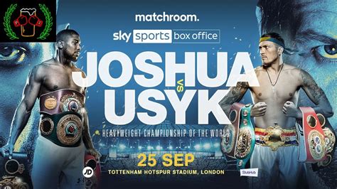 Anthony Joshua vs Oleksandr Usyk Predictions : r/MartialArtsAnalysis