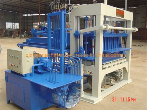 Concrete Hollow Interlock Paver Block Brick Making Machine Qt6 15