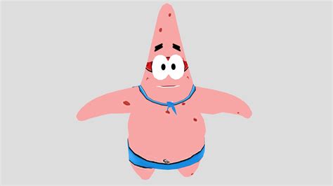 Wii Cftkk Patrick Starfish Download Free 3d Model By Smf Friends Fan