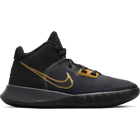 Nike Kyrie Flytrap Iv Gs Kids Basketball Shoes Blackmetallic Gold