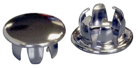 The Hillman Group 943341 Chrome Hole Plugs 1 4 Inch 5 Pack Chrome