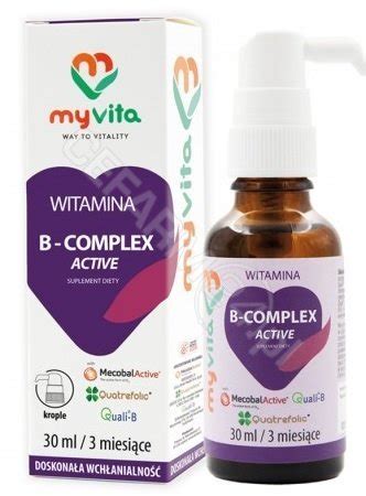 MyVita Witamina B Complex 30 Ml Cena Apteka Internetowa Cefarm24