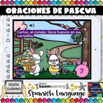 Boom Cards In Spanish Leo Oraciones La Pascua Easter Distance