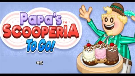 Playing Papas Scooperia To Go Day Youtube