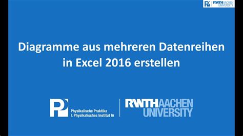 Diagramme Aus Mehreren Datenreihen In Excel Erstellen Youtube