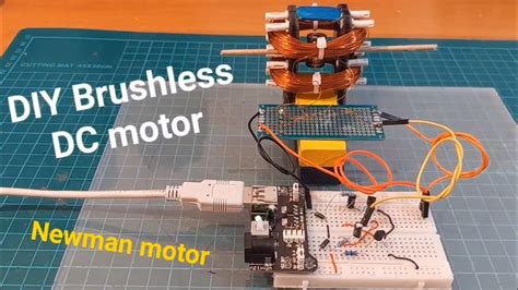 Diy Brushless Dc Motor Newman Motor Youtube