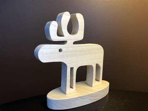 Wood Moose Scroll Saw Pattern Etsy