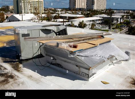 Hurricane Wilma damage Stock Photo - Alamy