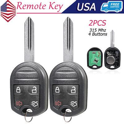 For Ford Mustang Keyless Entry Remote Car