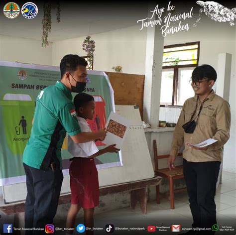 Sadar Lingkungan Sejak Dini Balai Taman Nasional Bunaken