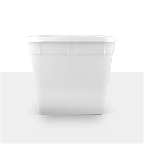 Litre Square Ice Cream Container Lid From Units Parkers