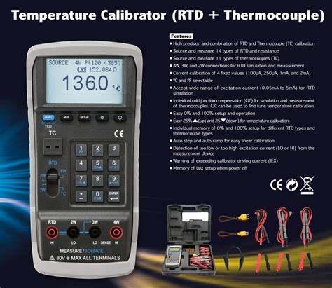 Temperature Calibrator Rtd Tc