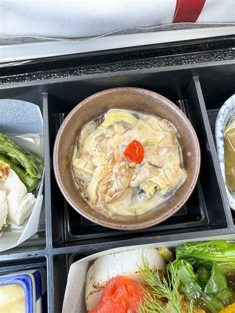 Japan Airlines Business Class Inflight Meals Options Foodgressing