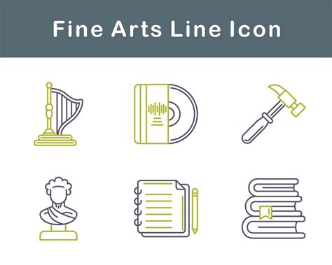 Fine Arts Vector Icon Set 20708466 Vector Art at Vecteezy