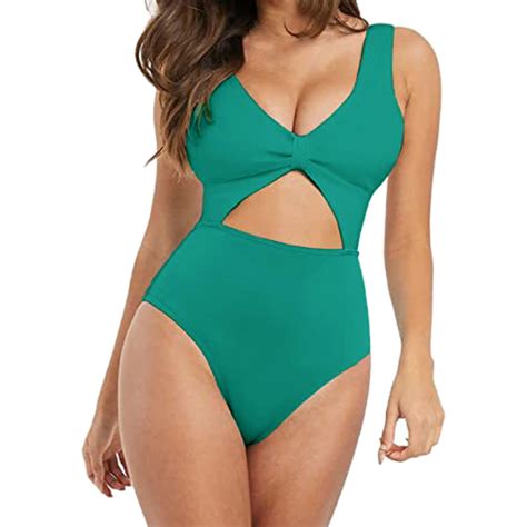 Peaskjp Women Swimsuits Womens One Piece Bikini Swimsuits High Cut