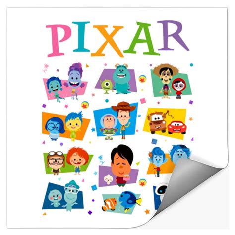 BM Disney Pixar Stickers, Pixar Movie Stickers, Disney Stickers sold by ...