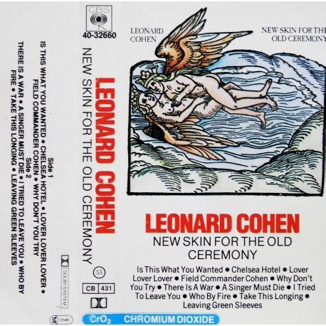 Leonard Cohen New Skin For The Old Ceremony O Briens Retro Vintage