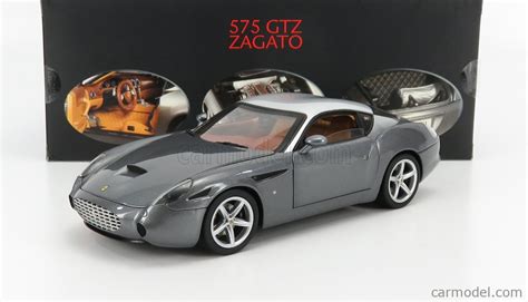MATTEL HOT WHEELS L Scale FERRARI GTZ ZAGATO GREY MET