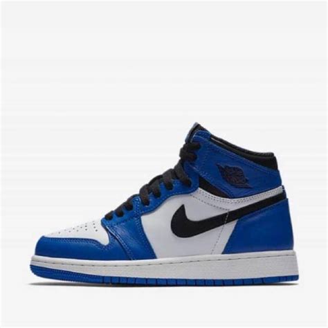 Air Jordan 1 Retro High OG Game Royal Blue White Black (GS) | Kixify ...