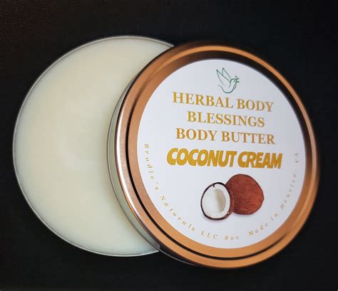 Coconut Cream Body Butter Etsy