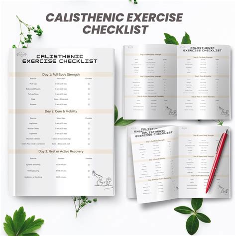 Essential Calisthenics Checklist