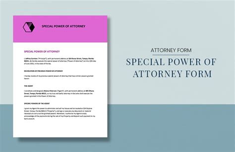 Free Power Of Attorney Letter Sle Authorization Letter Infoupdate Org