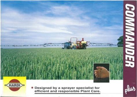 Hardi Sprayer Commander Plus Brochure