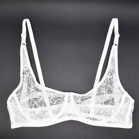 Unpadded Bra Women Bras Unlined Bralette Lace Sheer Sexy Lingerie Brassiere Tops Ebay