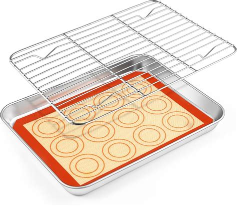 Amazon Teamfar Toaster Oven Tray X X Stainless