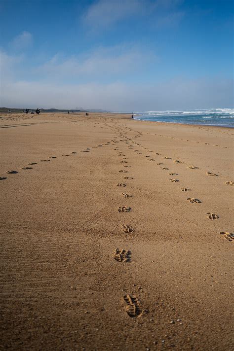 Les Culs Nus Beach In Hossegor Landes License Image